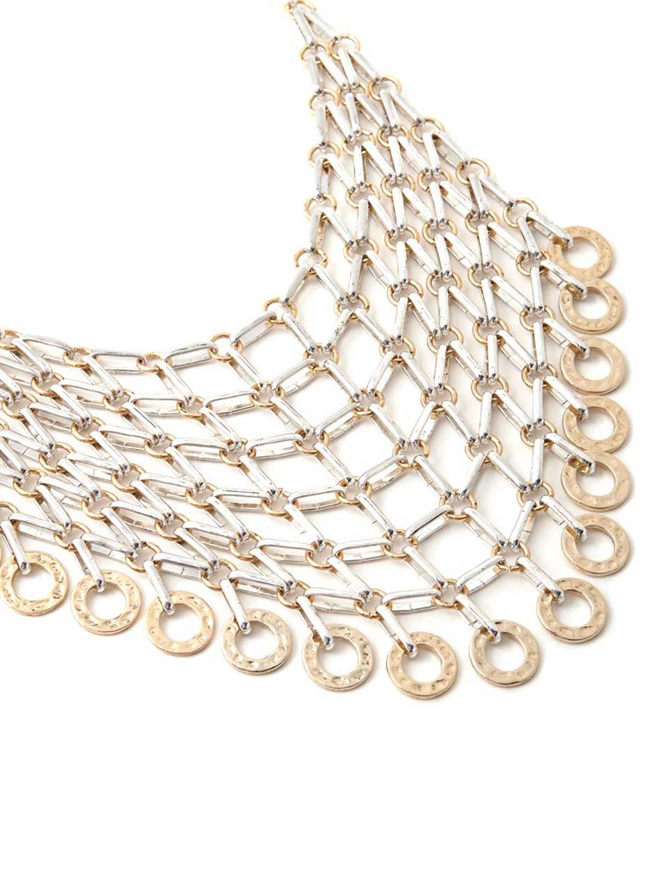 Short Mix Metal Necklace Short Mix Metal Necklace