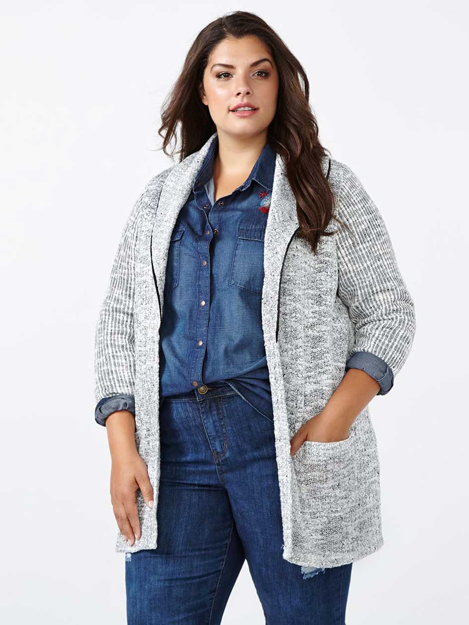 d/c JEANS Long Sleeve Cardigan d/c JEANS Long Sleeve Cardigan