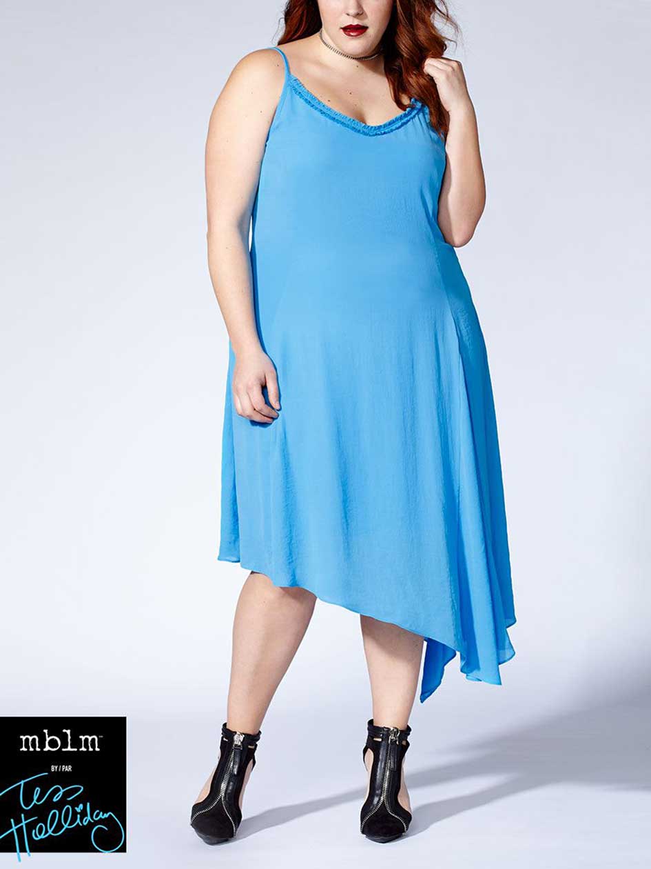Tess Holliday - Sleeveless Asymmetric Dress Tess Holliday - Sleeveless Asymmetric Dress