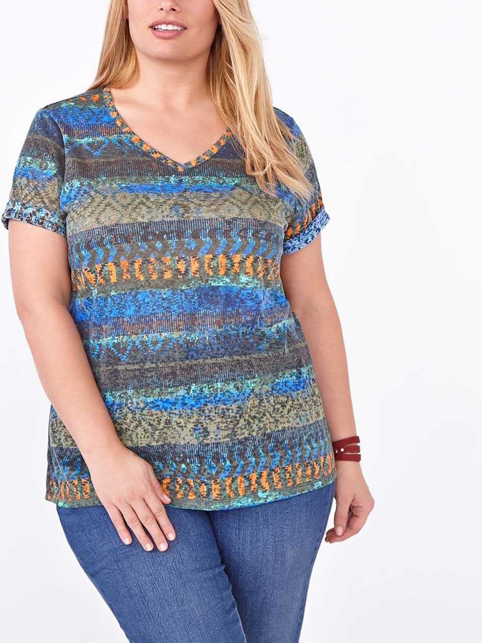 Shaped Fit Printed T-Shirt Shaped Fit Printed T-Shirt