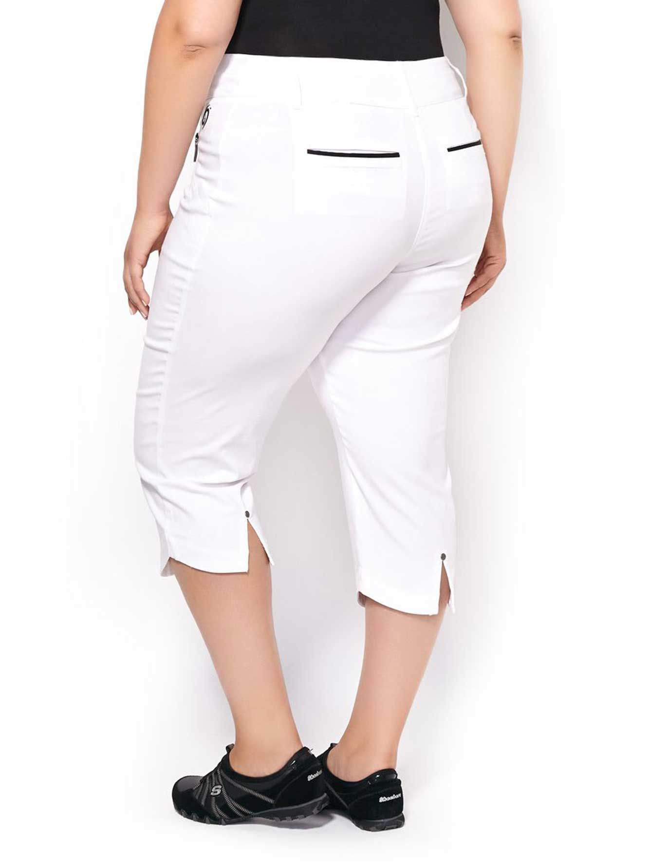 women's plus size golf capris