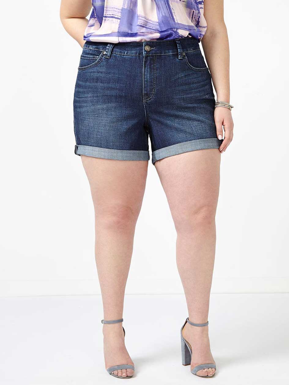 MELISSA McCARTHY Girlfriend Denim Short MELISSA McCARTHY Girlfriend Denim Short