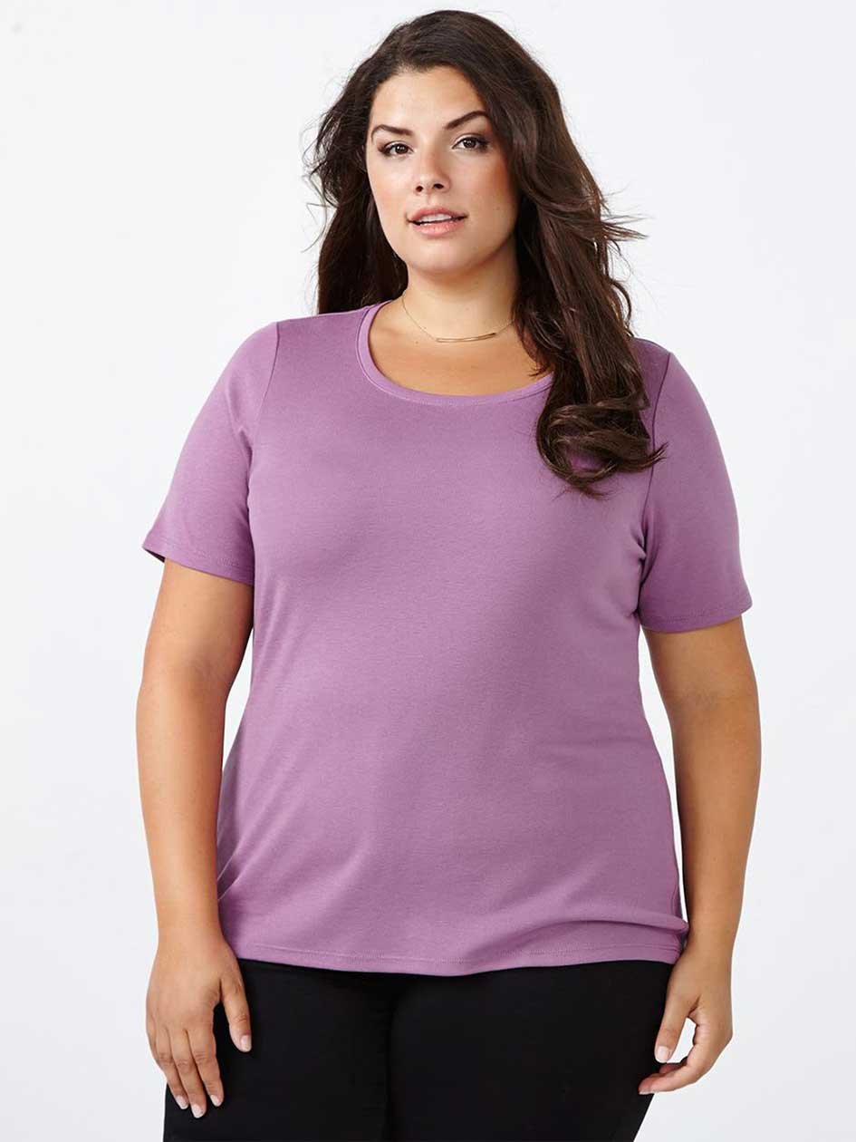 Shaped Fit Scoop Neck T-Shirt Shaped Fit Scoop Neck T-Shirt