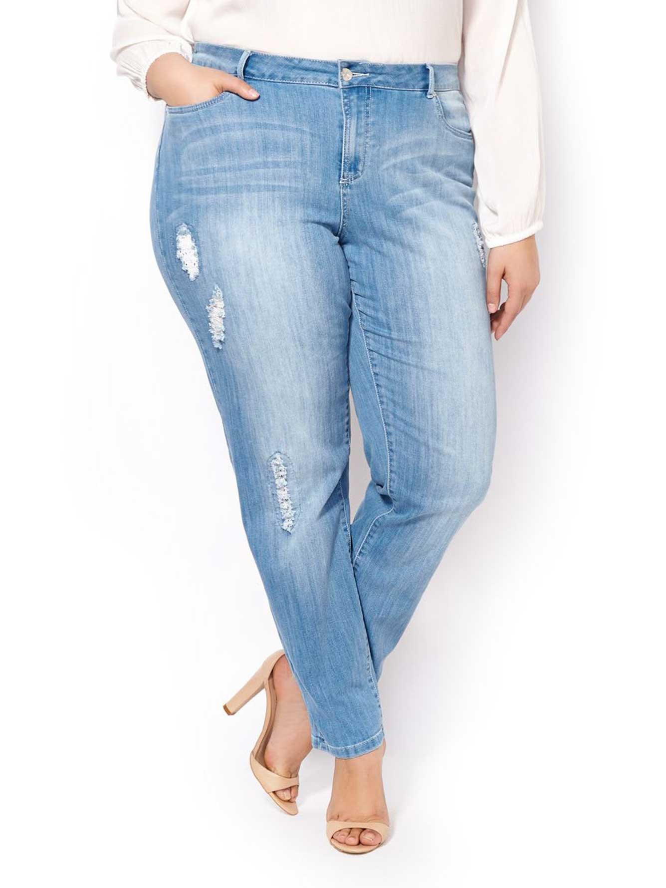 d/c JEANS Curvy Fit Straight Leg Jean Penningtons