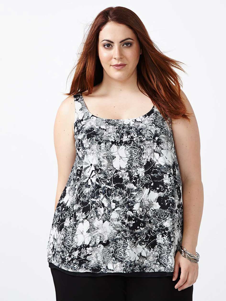 Reversible Dual-Layer Cami with Print Reversible Dual-Layer Cami with Print
