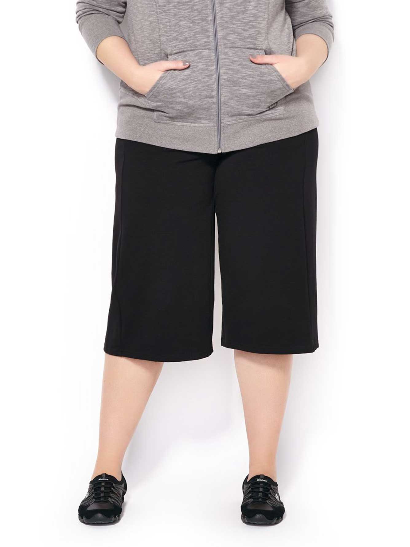 wide leg capri yoga pants plus size