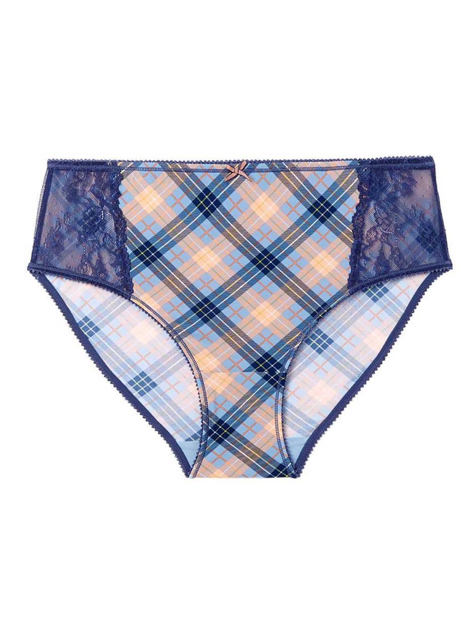 Ti Voglio Printed Hipster Panty with Lace Ti Voglio Printed Hipster Panty with Lace