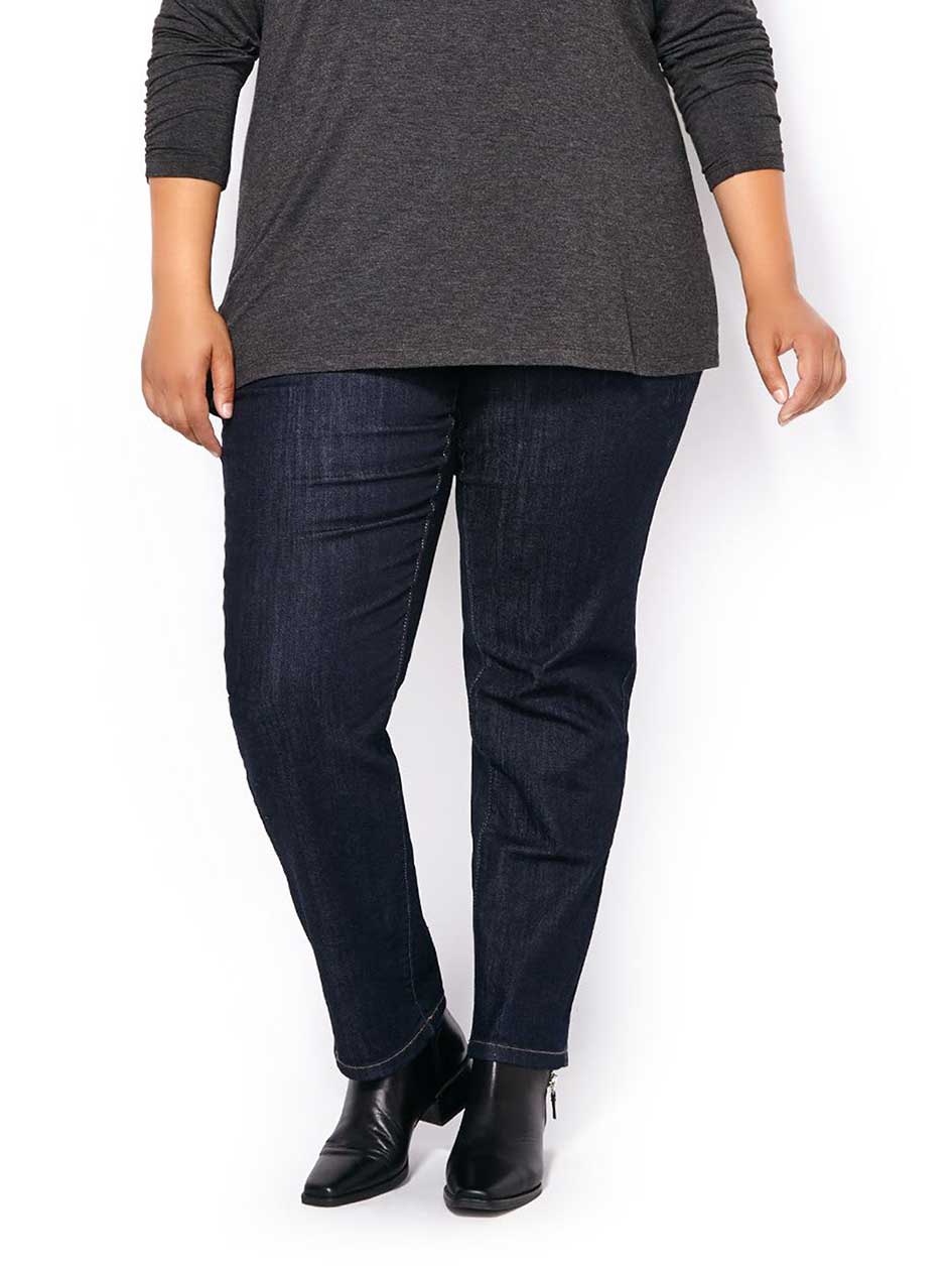 d/c JEANS Petite Slightly Curvy Fit Straight Leg Jean d/c JEANS Petite Slightly Curvy Fit Straight Leg Jean