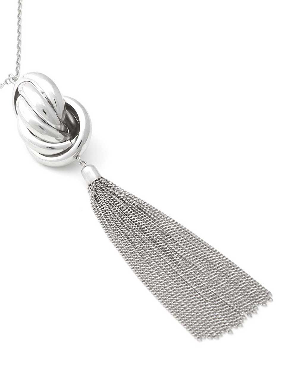 Long Necklace with Pendant and Tassel Long Necklace with Pendant and Tassel