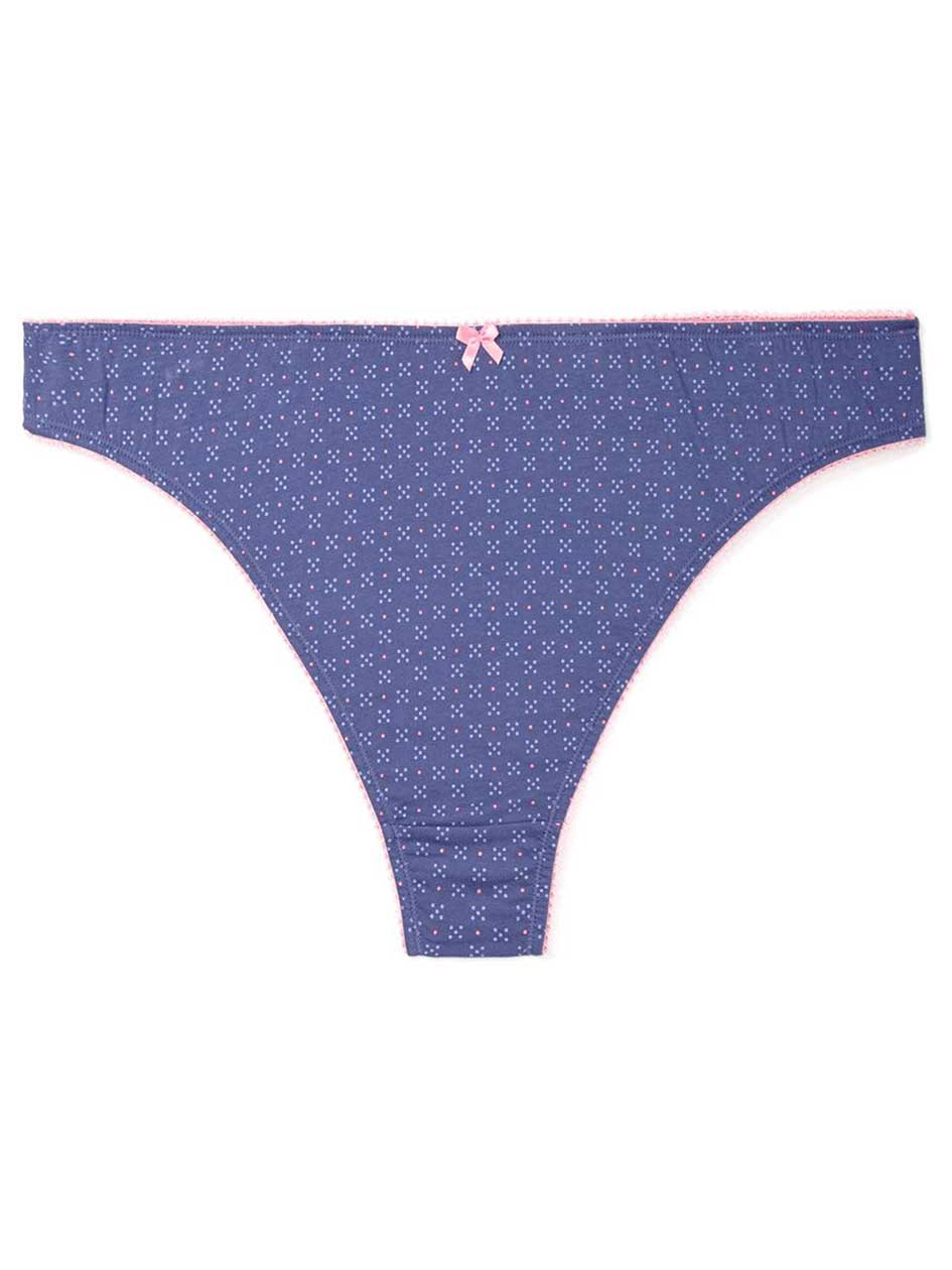 Ti Voglio Printed Cotton Thong Panty Ti Voglio Printed Cotton Thong Panty