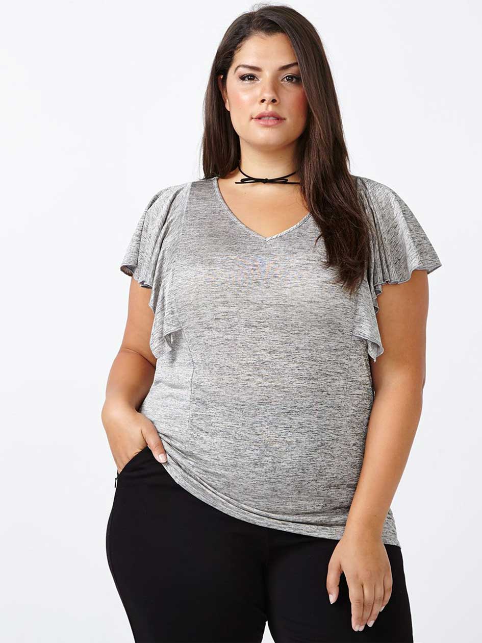 Flutter Sleeve Top Flutter Sleeve Top
