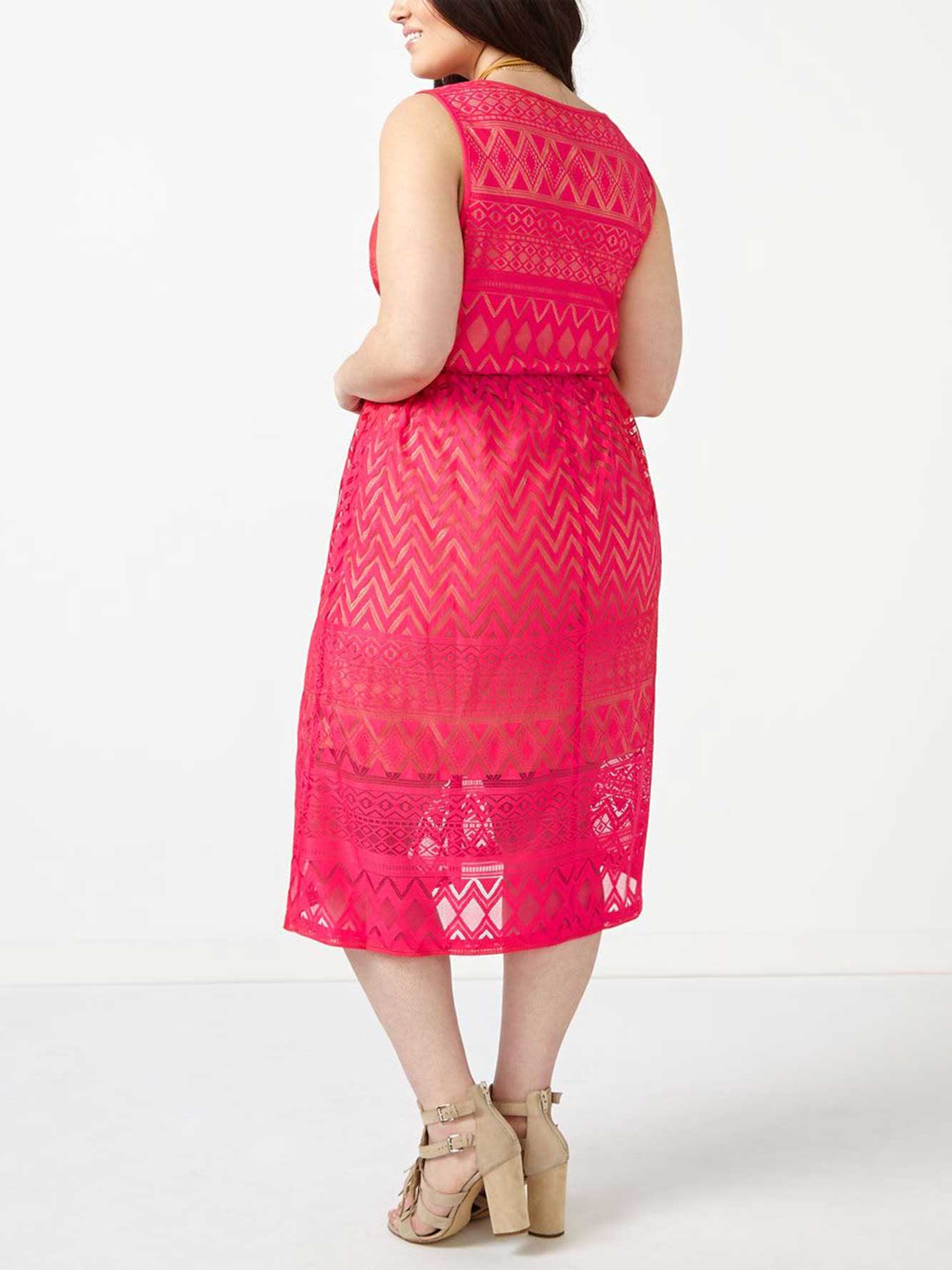 Sleeveless Lace Dress Penningtons