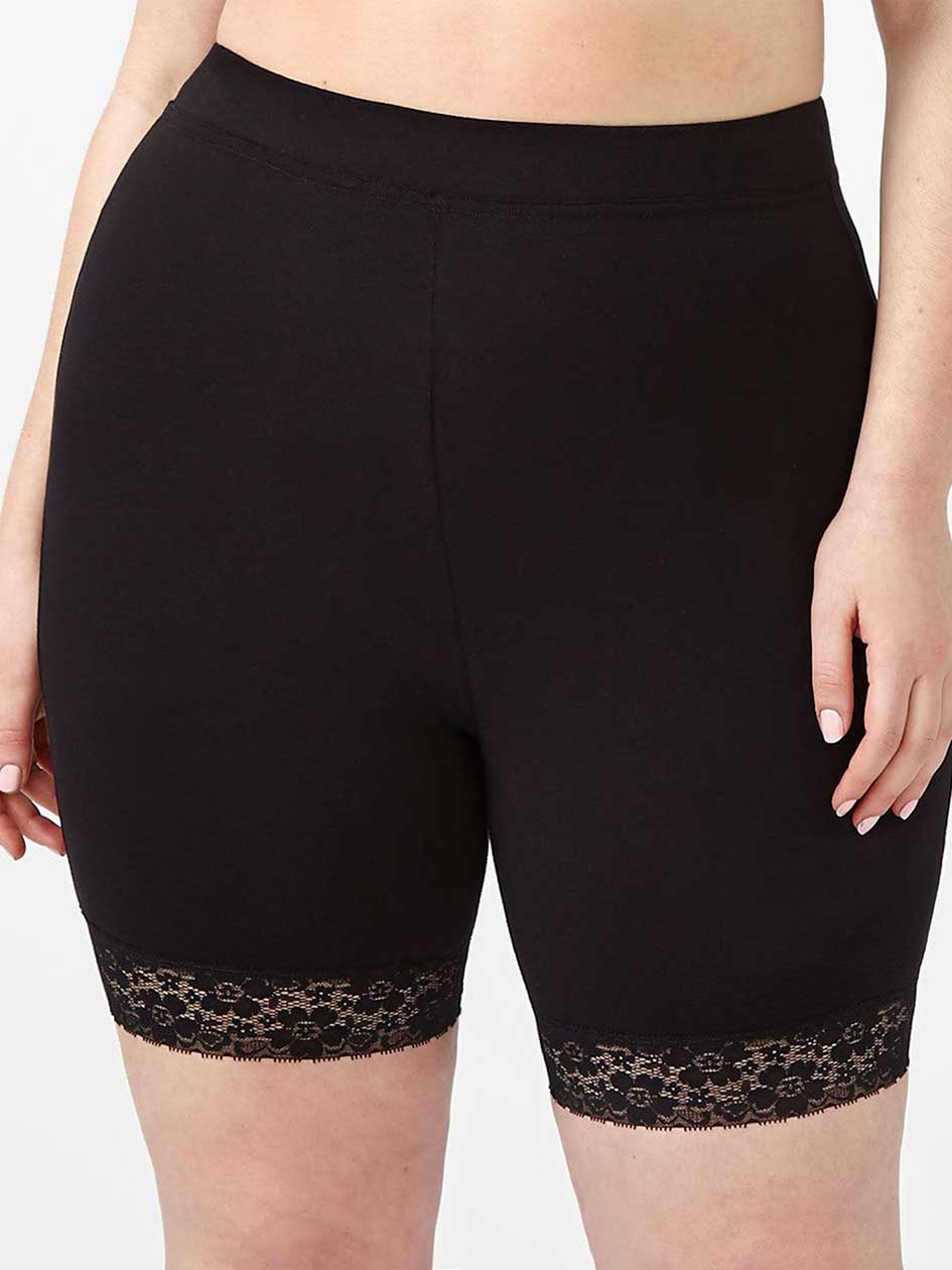 Ti Voglio Lace Trim Long Leg Brief Ti Voglio Lace Trim Long Leg Brief