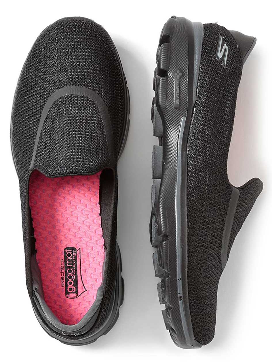 Skechers Wide-Width Mesh Go Walk Sneakers Skechers Wide-Width Mesh Go Walk Sneakers