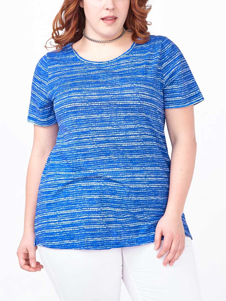 Shaped Fit Printed Cotton T-Shirt Shaped Fit Printed Cotton T-Shirt
