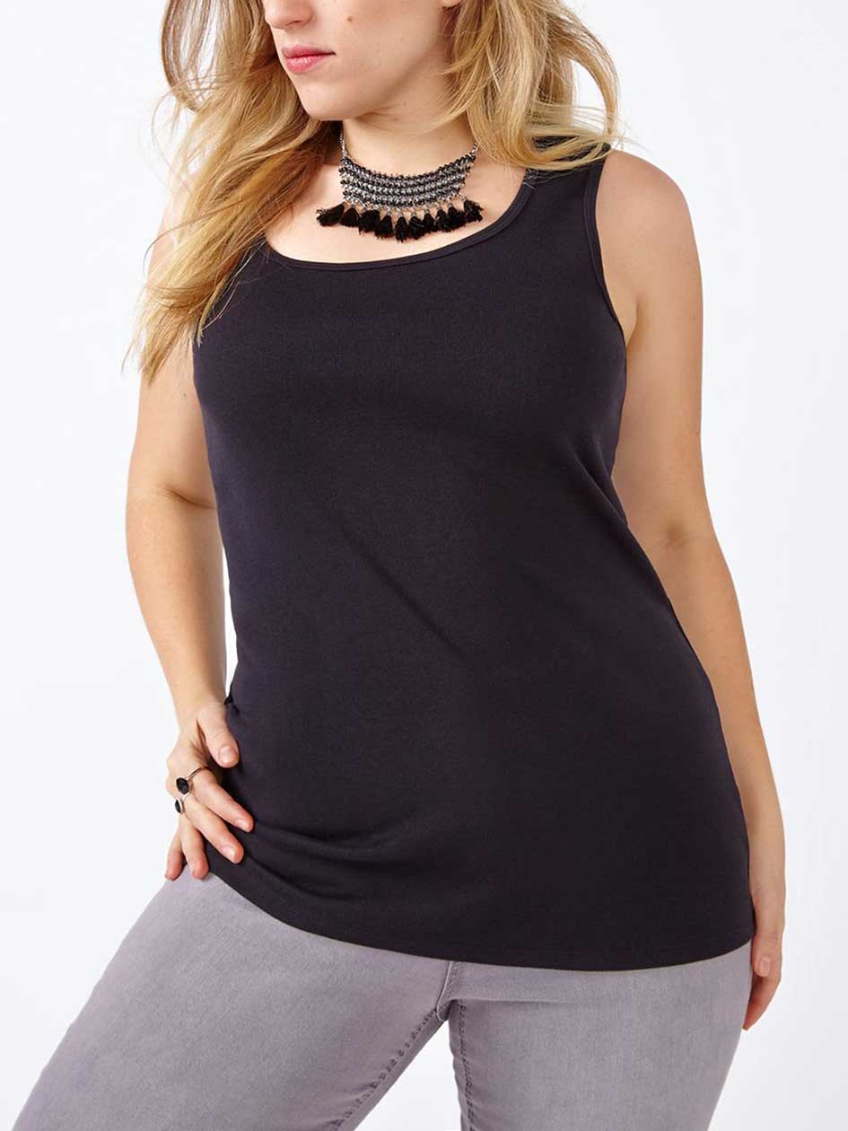 Shaped Fit Basic Tank Top Shaped Fit Basic Tank Top
