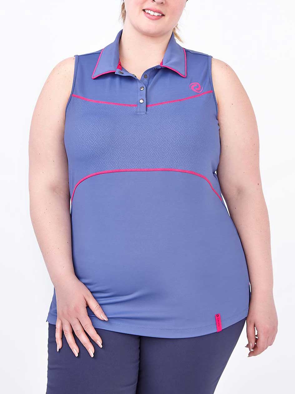 Sports - Sleeveless Plus Size Golf Top Sports - Sleeveless Plus Size Golf Top