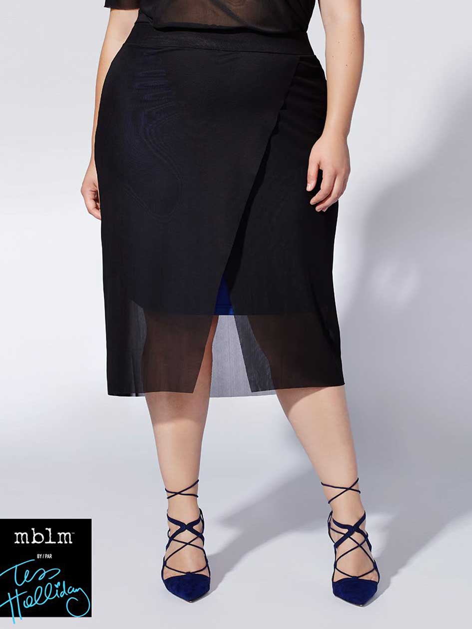 Tess Holliday - Mesh Skirt with Lining Tess Holliday - Mesh Skirt with Lining