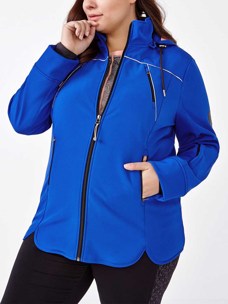 ActiveZone Plus-Size Long Sleeve Hooded Jacket ActiveZone Plus-Size Long Sleeve Hooded Jacket