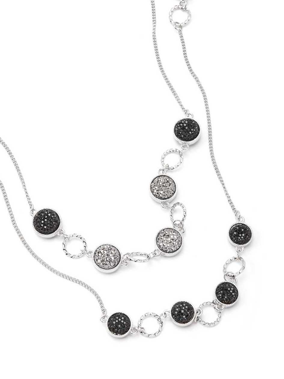 Multi-Chain Necklace with Stones Multi-Chain Necklace with Stones