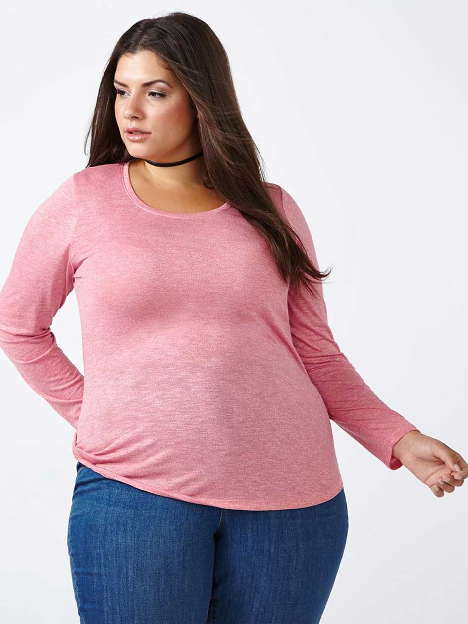 Layering Fit Long Sleeve Scoop Neck T-Shirt Layering Fit Long Sleeve Scoop Neck T-Shirt