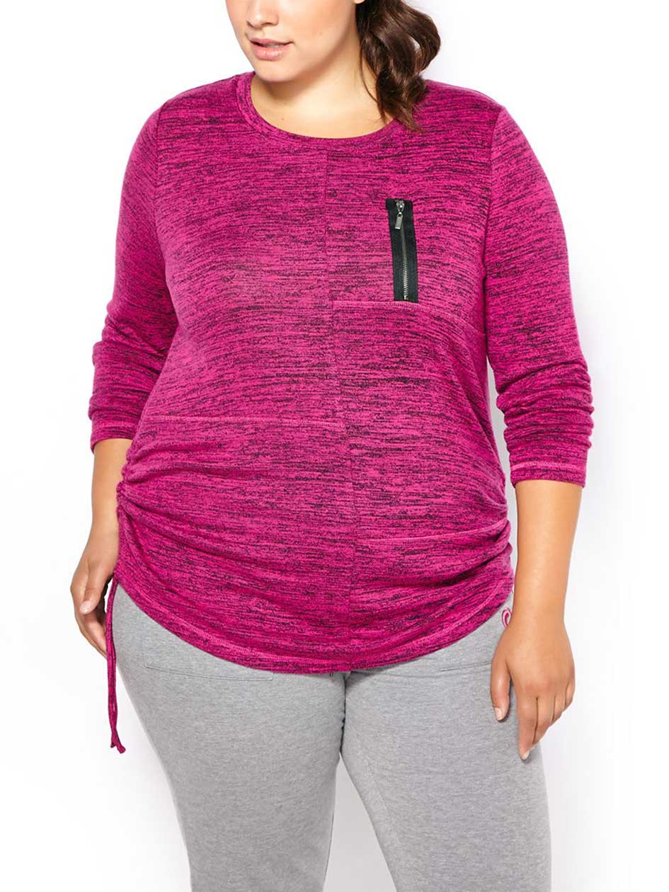 Athleisure - Plus-Size Long Sleeve T-Shirt Athleisure - Plus-Size Long Sleeve T-Shirt