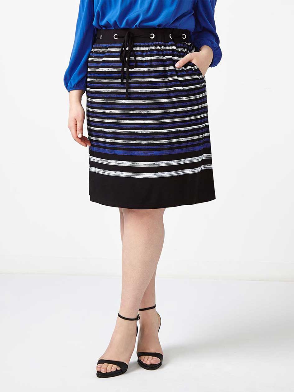 Striped Knit Skirt Striped Knit Skirt