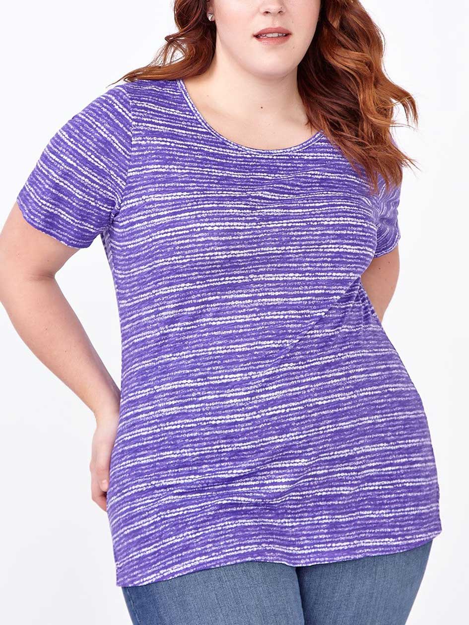 Shaped Fit Printed Cotton T-Shirt Shaped Fit Printed Cotton T-Shirt