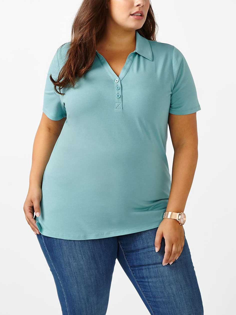 Curve Fit Polo T-Shirt Curve Fit Polo T-Shirt