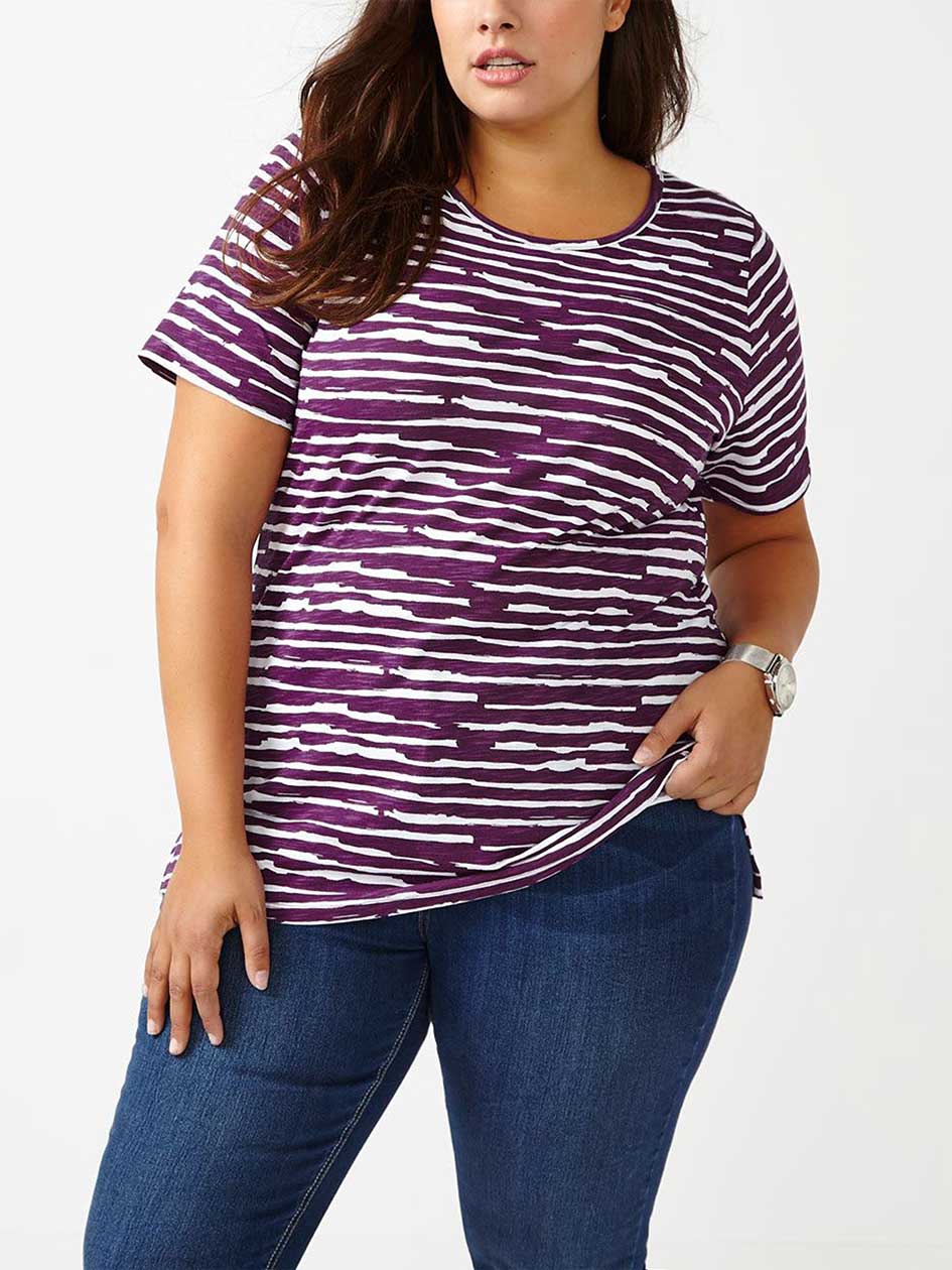 Curve Fit Printed Cotton T-Shirt Curve Fit Printed Cotton T-Shirt