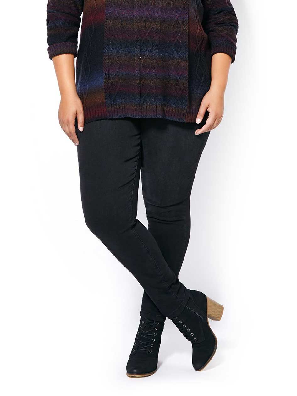 d/c JEANS Slightly Curvy Fit Skinny Black Jean d/c JEANS Slightly Curvy Fit Skinny Black Jean