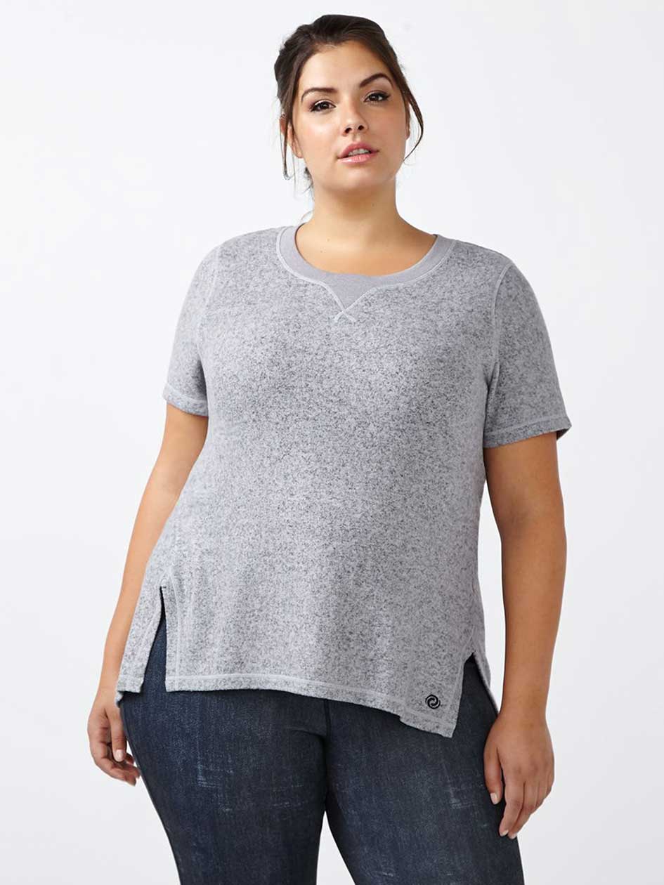 Athleisure - Plus-Size High Low Top Athleisure - Plus-Size High Low Top