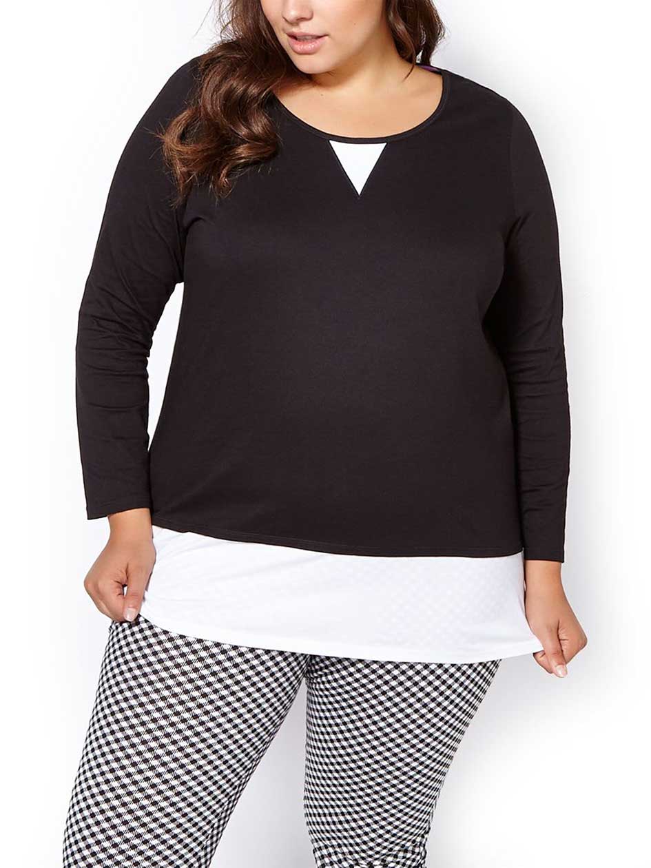 Ti Voglio Long Sleeve Cotton PJ Top Ti Voglio Long Sleeve Cotton PJ Top