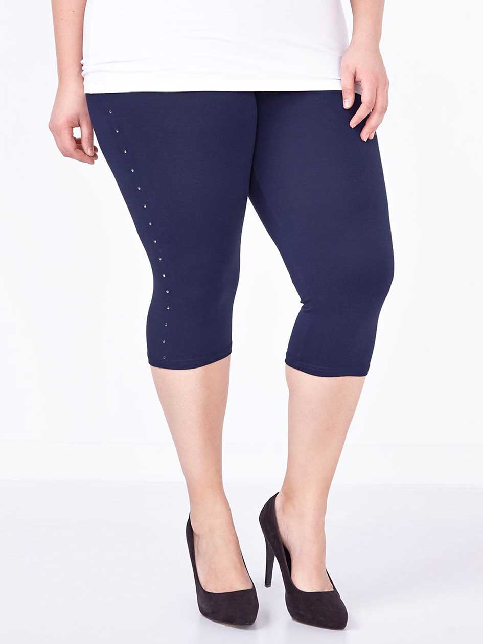 Capri Legging with Studs Capri Legging with Studs