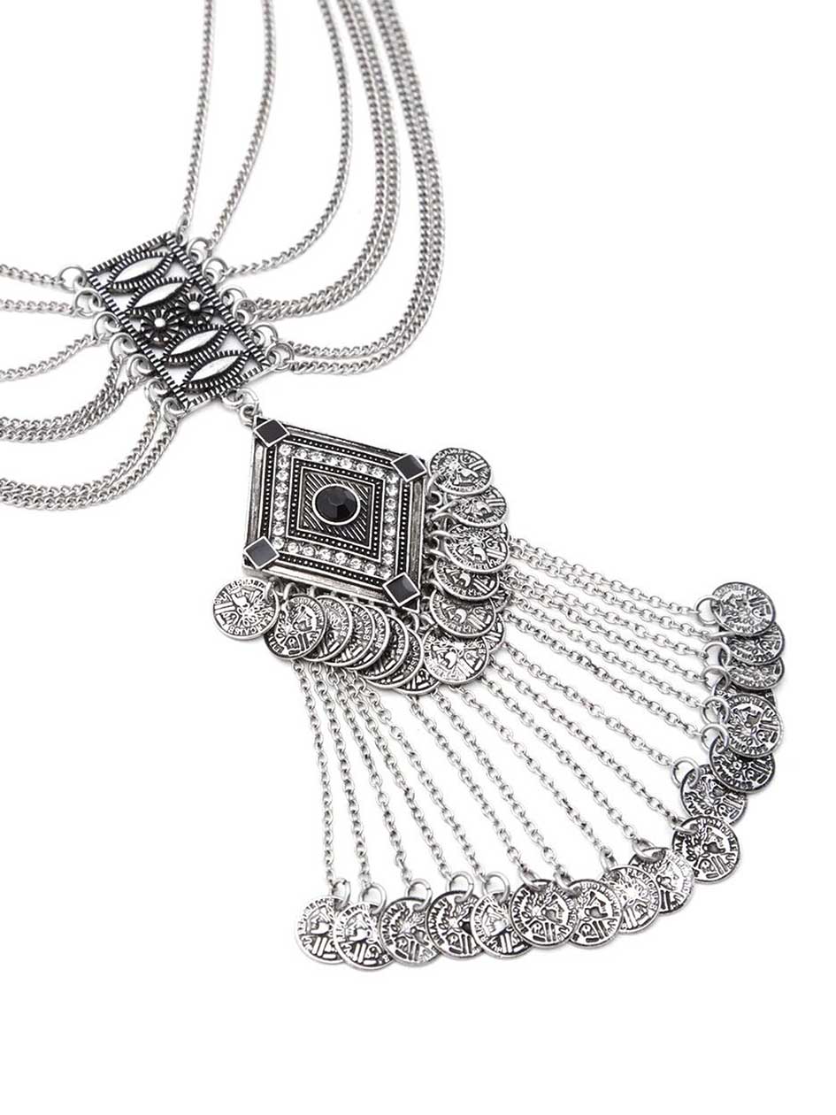 Multi-Chain Statement Necklace Multi-Chain Statement Necklace