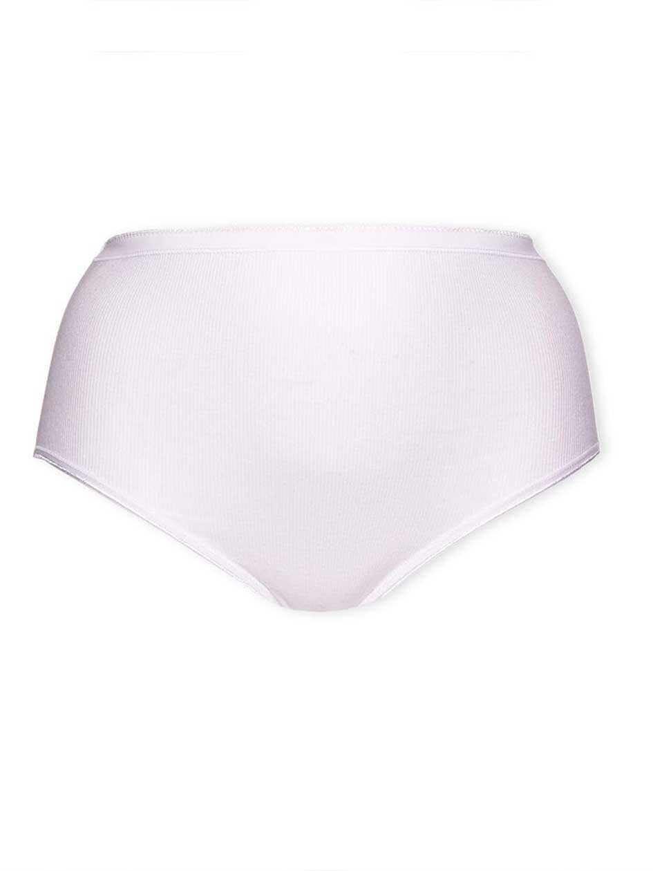 Ti Voglio Basic Ribbed Cotton Full Brief Panty Ti Voglio Basic Ribbed Cotton Full Brief Panty