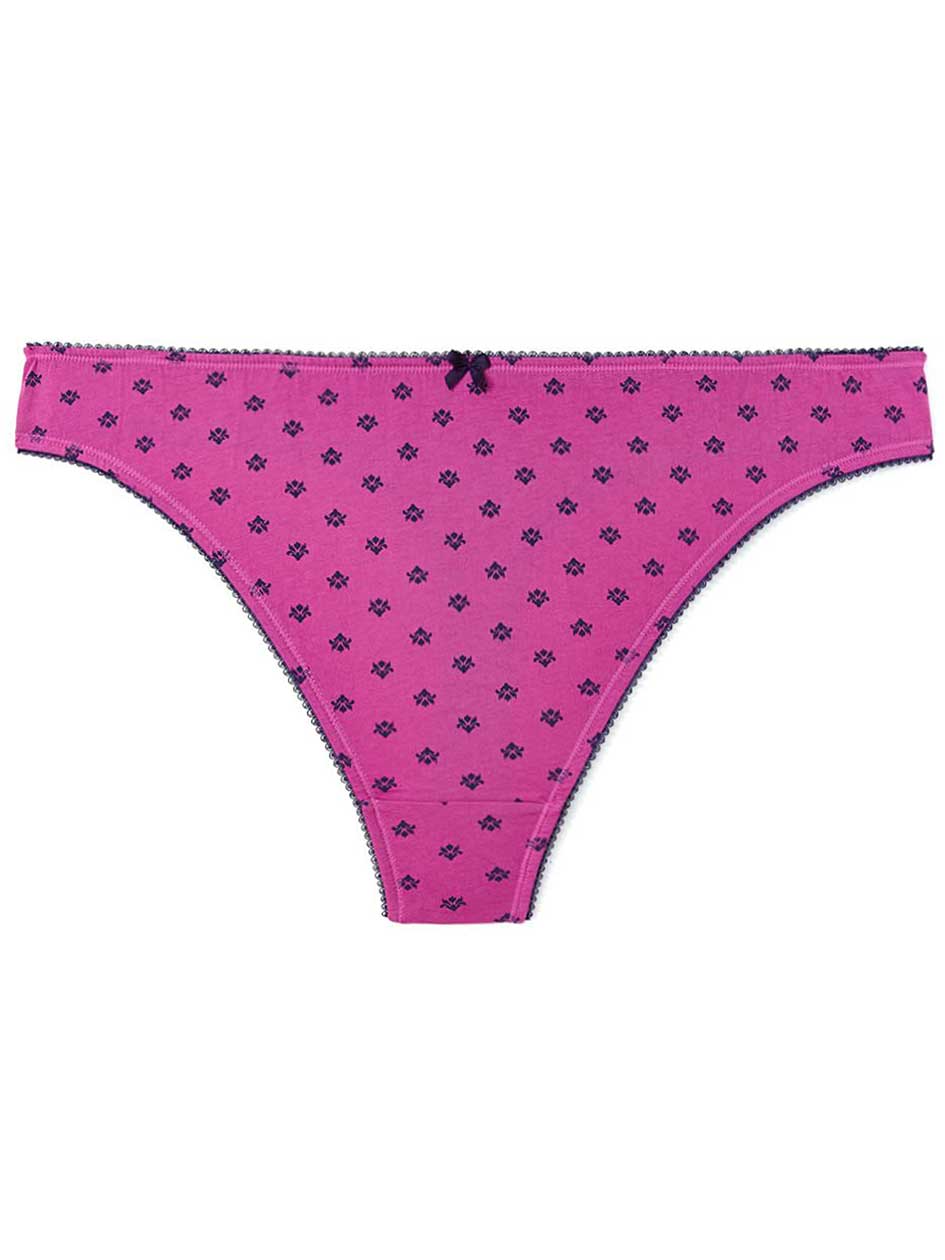 Ti Voglio Printed Cotton Thong Panty Ti Voglio Printed Cotton Thong Panty