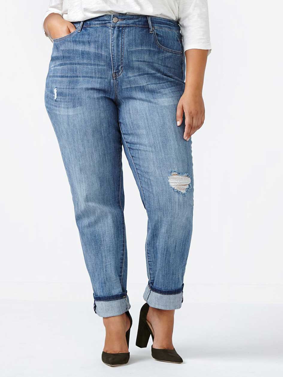 d/c JEANS Curvy Fit Boyfriend Jean d/c JEANS Curvy Fit Boyfriend Jean