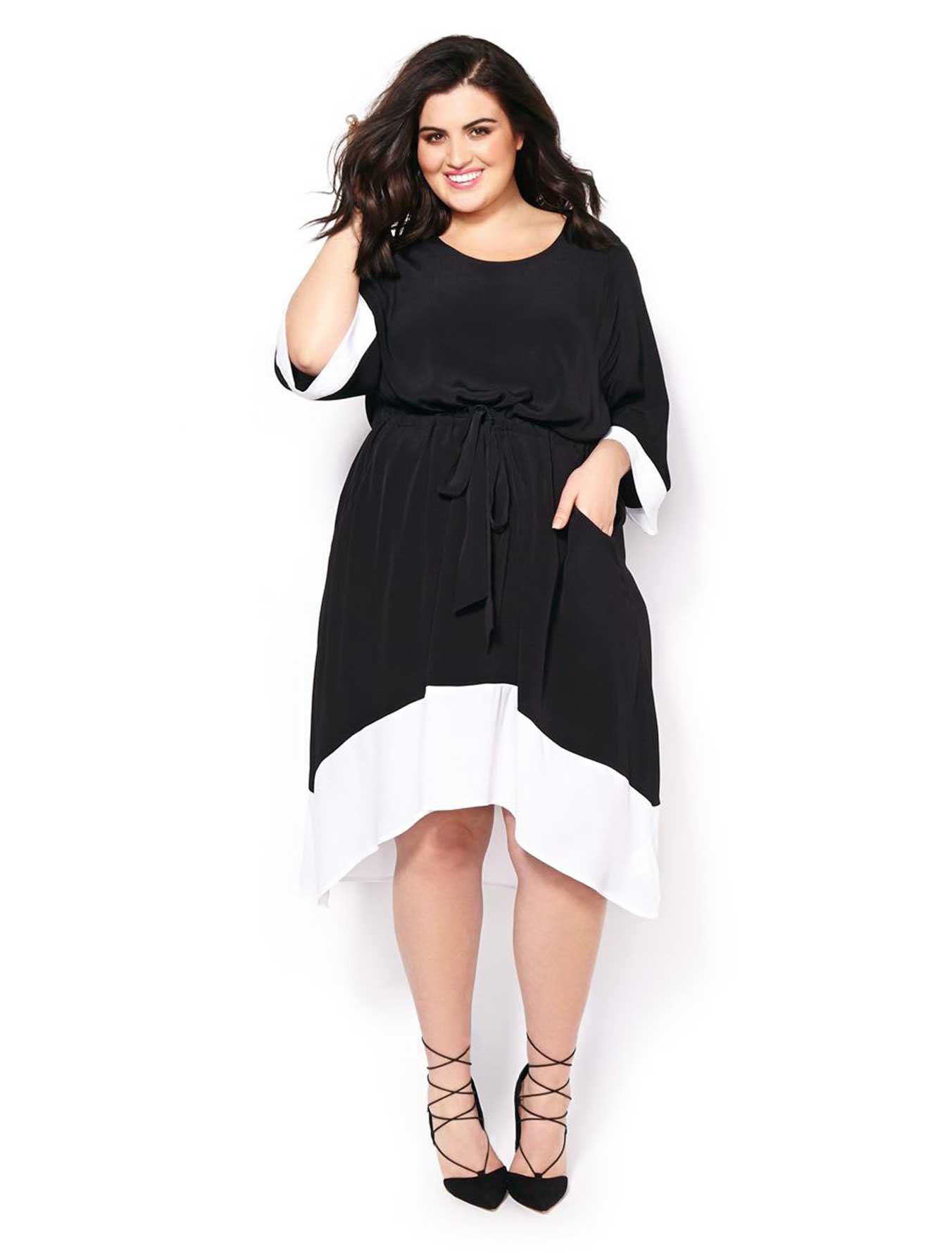 mccarthy 3 4 sleeve dress penningtons mccarthy 3 4 sleeve dress penningtons