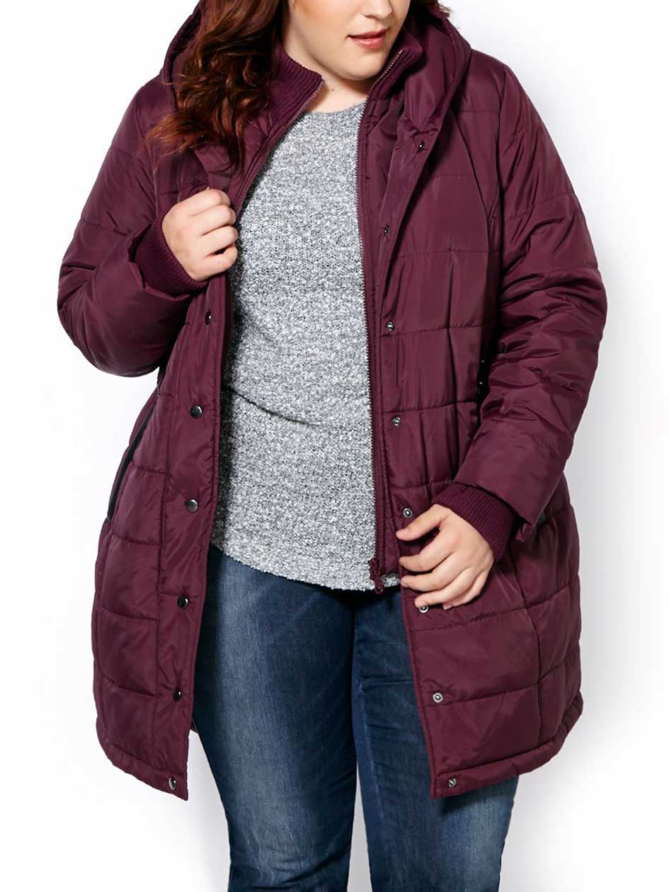 Hooded Long Puffer Coat Hooded Long Puffer Coat