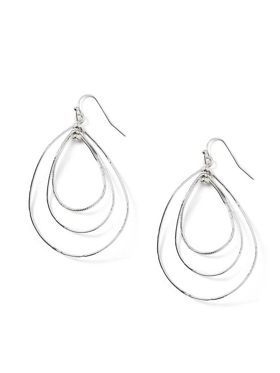 Drop Hoop Earrings Drop Hoop Earrings