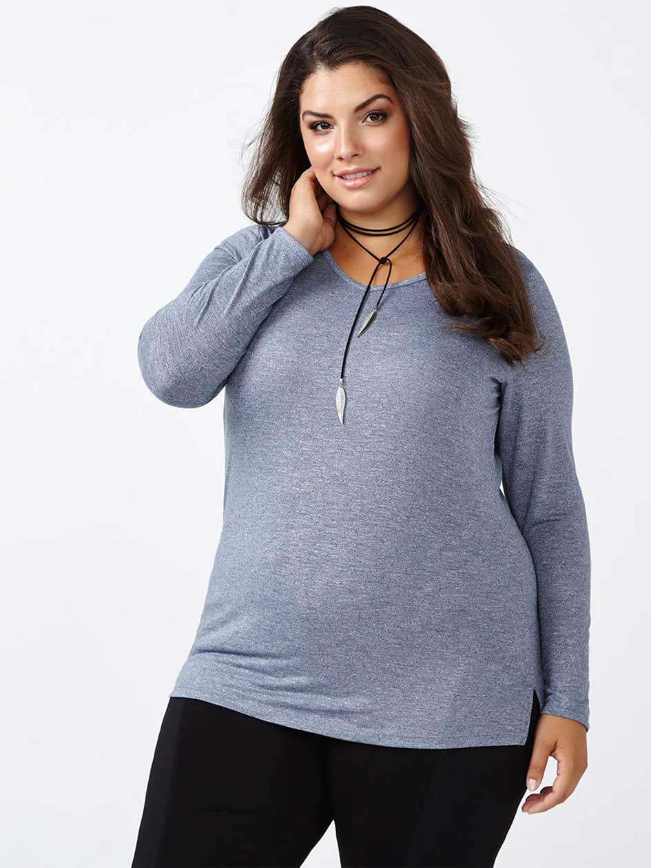 Girlfriend Fit Long Sleeve T-Shirt Girlfriend Fit Long Sleeve T-Shirt