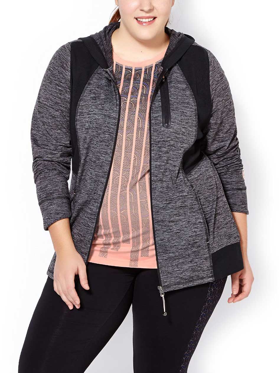 Essentials - Plus-Size Zip Up Hoodie Essentials - Plus-Size Zip Up Hoodie