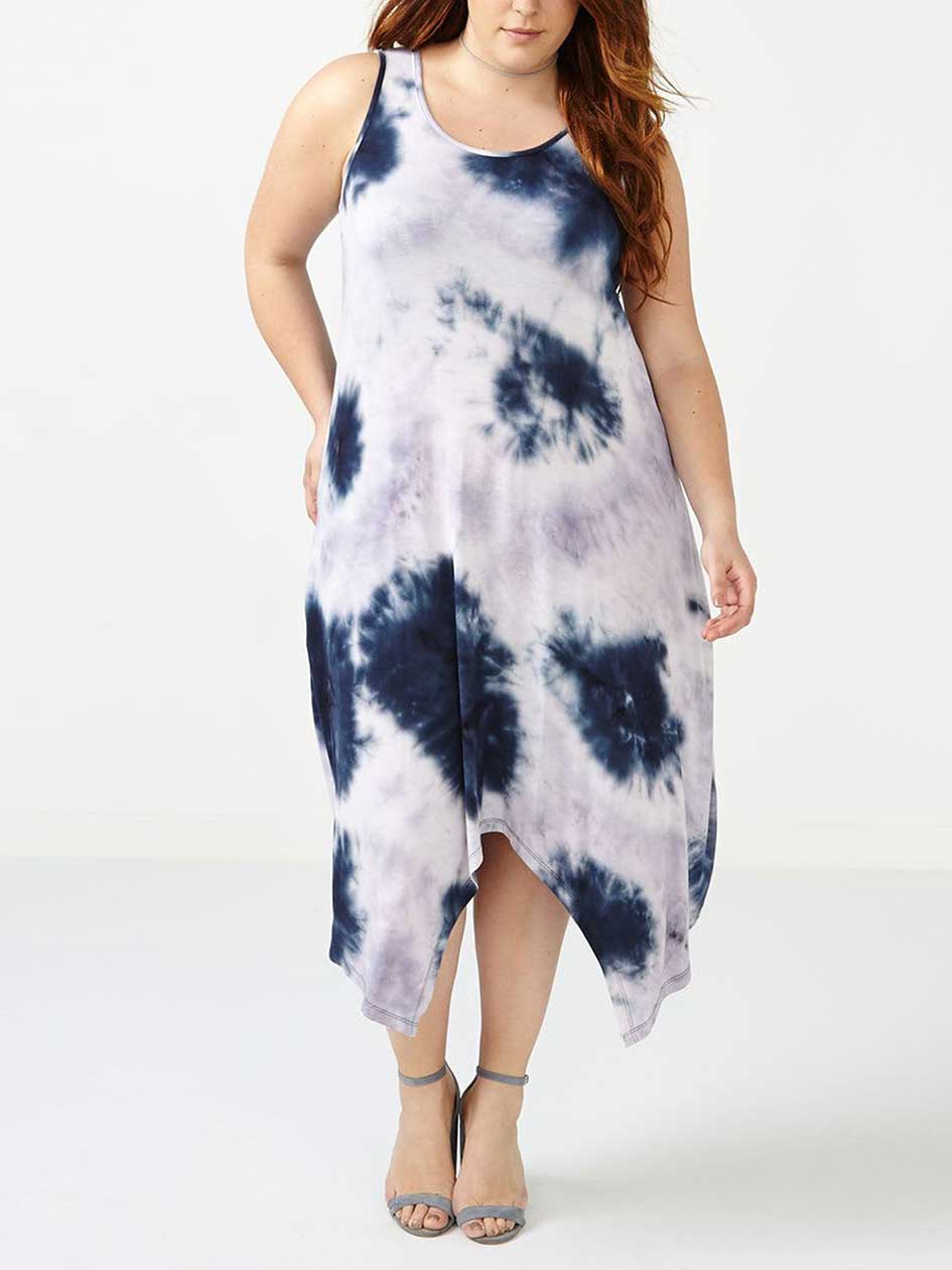 ONLINE ONLY Tie Dye Sharkbite Dress ONLINE ONLY Tie Dye Sharkbite Dress