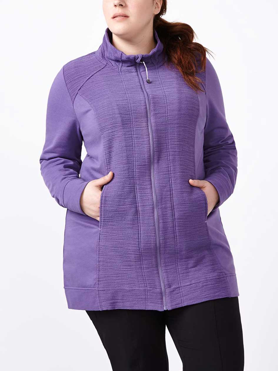 Sports - Plus-Size Zip Up Jacket Sports - Plus-Size Zip Up Jacket