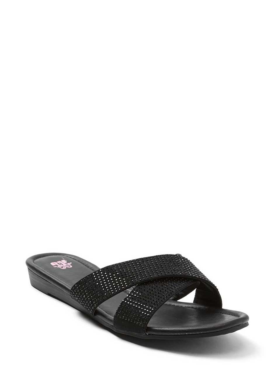 Faux-Suede Wide-Width Sandals Faux-Suede Wide-Width Sandals
