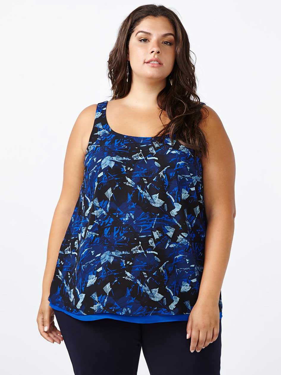Reversible Dual-Layer Cami with Print Reversible Dual-Layer Cami with Print