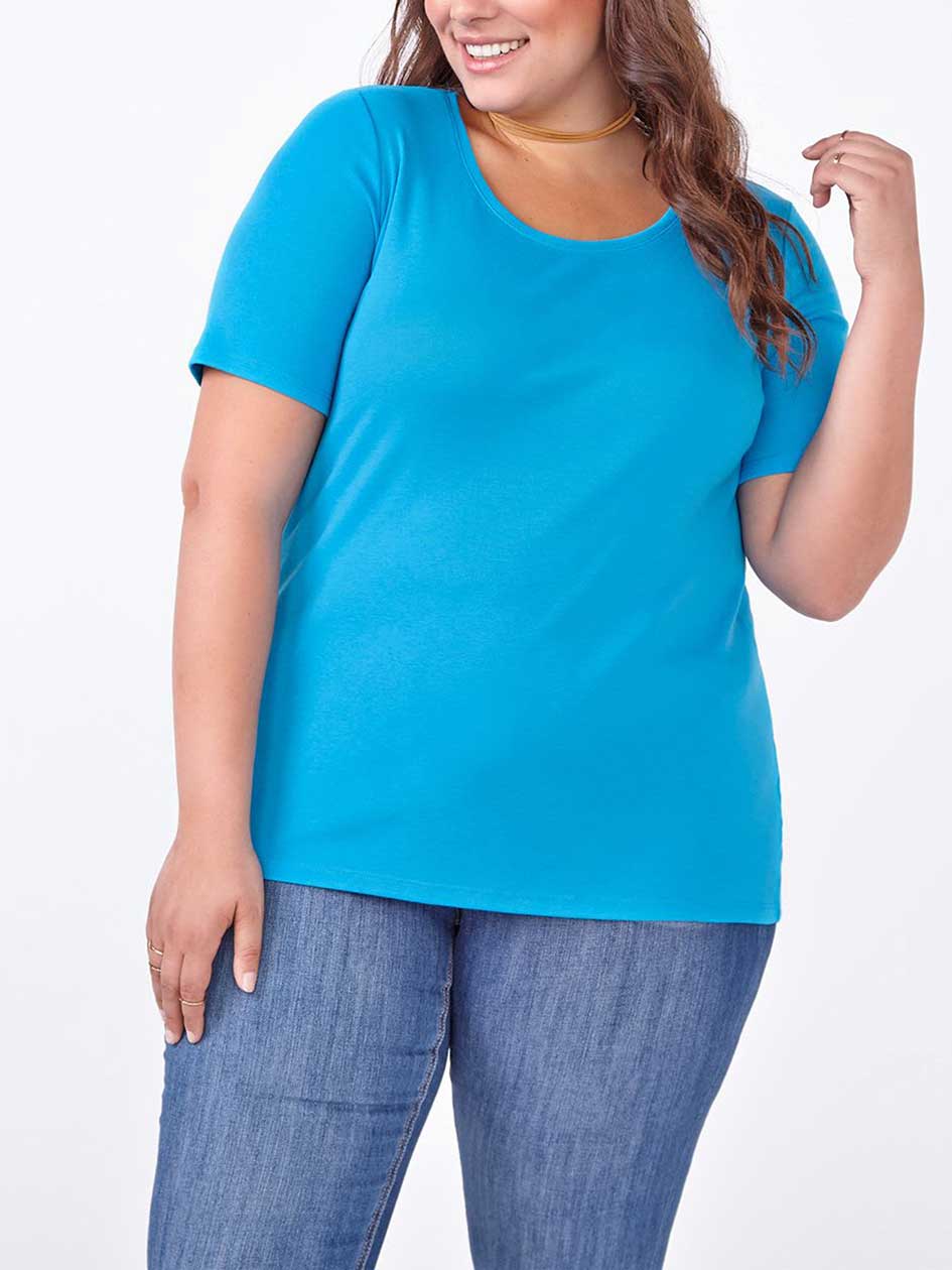 Shaped Fit Scoop Neck T-Shirt Shaped Fit Scoop Neck T-Shirt