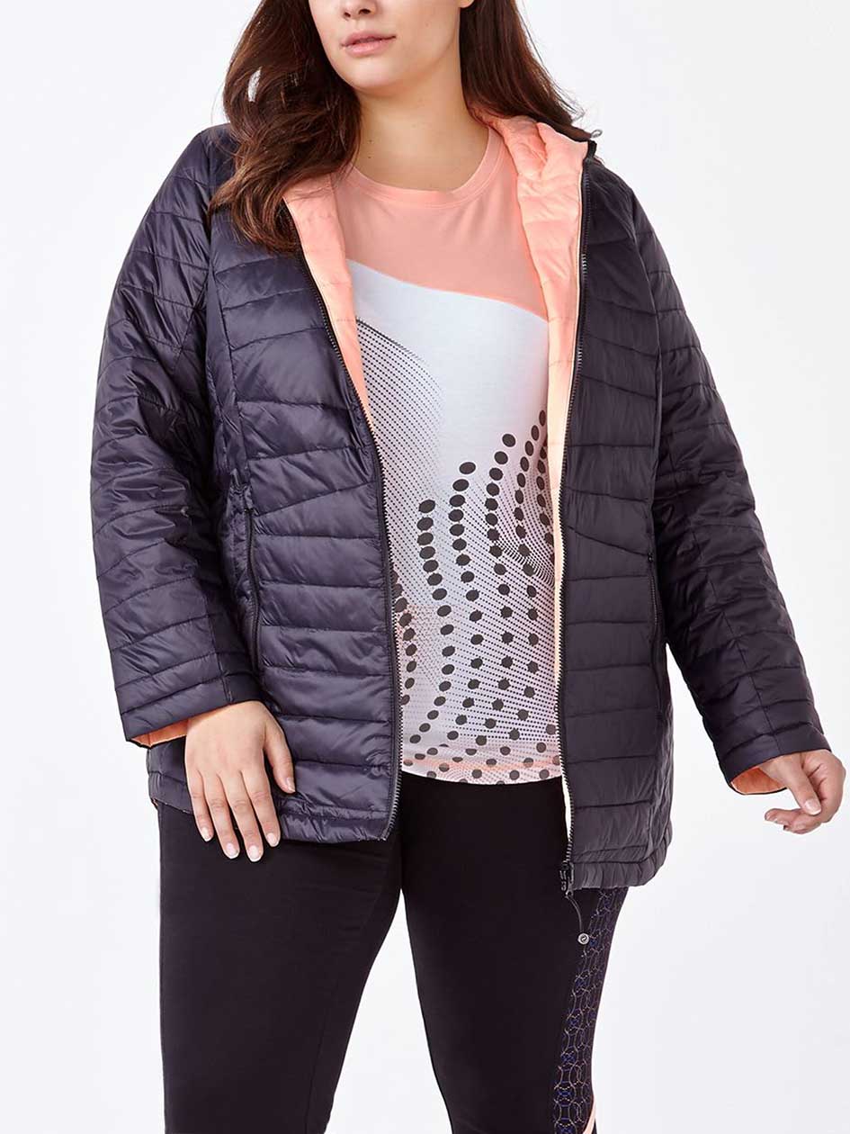 ActiveZone Plus-Size Reversible Packable Jacket ActiveZone Plus-Size Reversible Packable Jacket