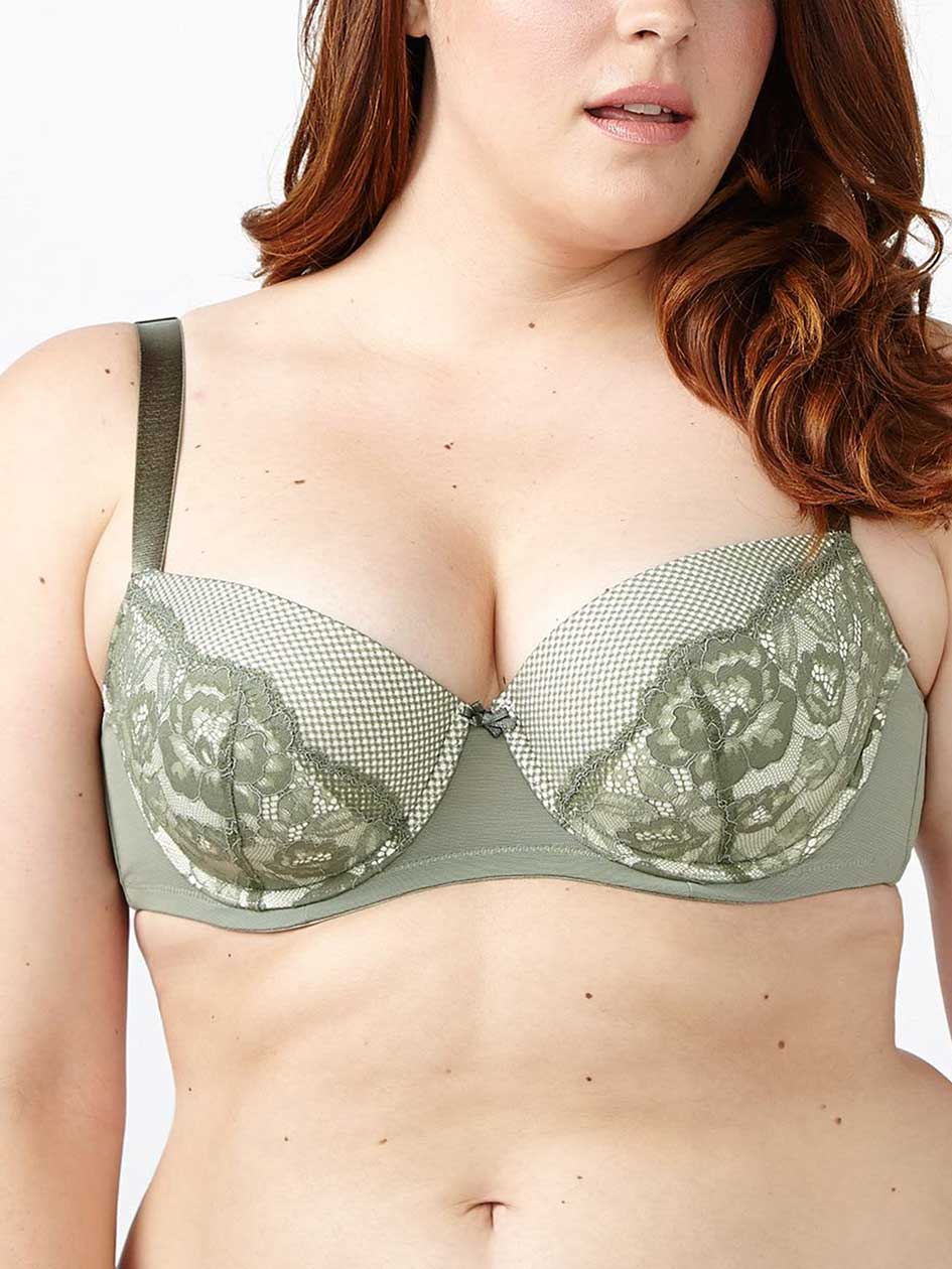 Ti Voglio Padded Demi Bra with Lace Ti Voglio Padded Demi Bra with Lace